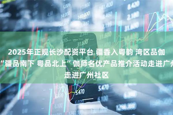 2025年正规长沙配资平台 疆香入粤韵 湾区品伽情——“疆品南下 粤品北上”伽师名优产品推介活动走进广州社区